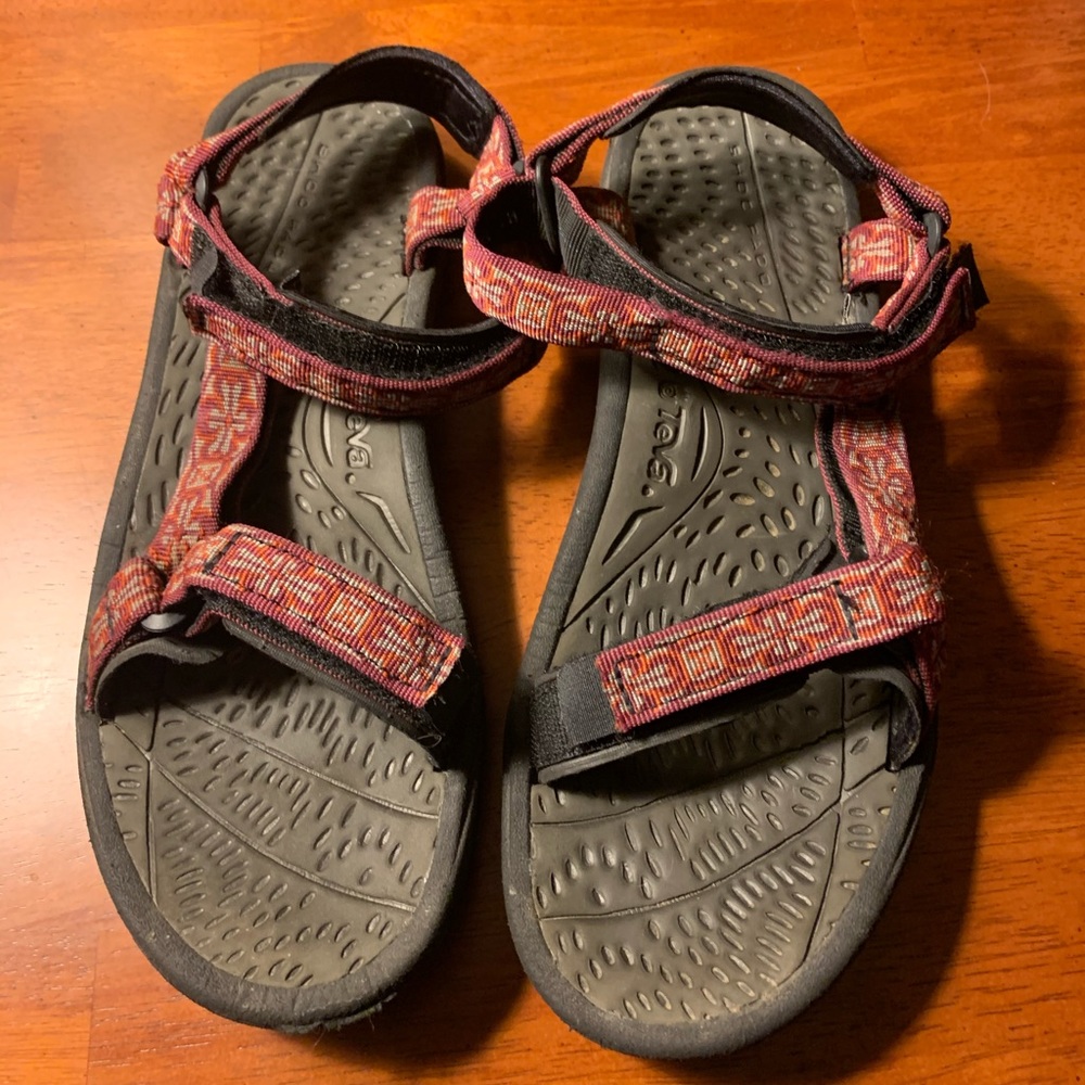 Red Teva Sandals